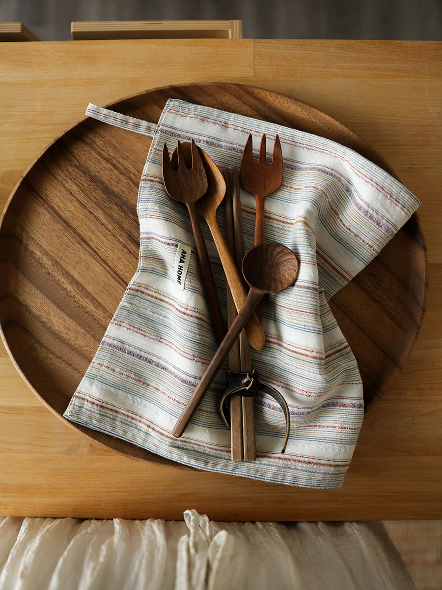Striped soft placemat, dustproof cloth