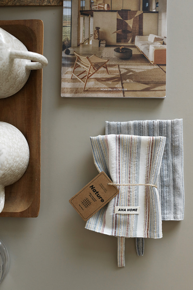 Striped soft placemat, dustproof cloth