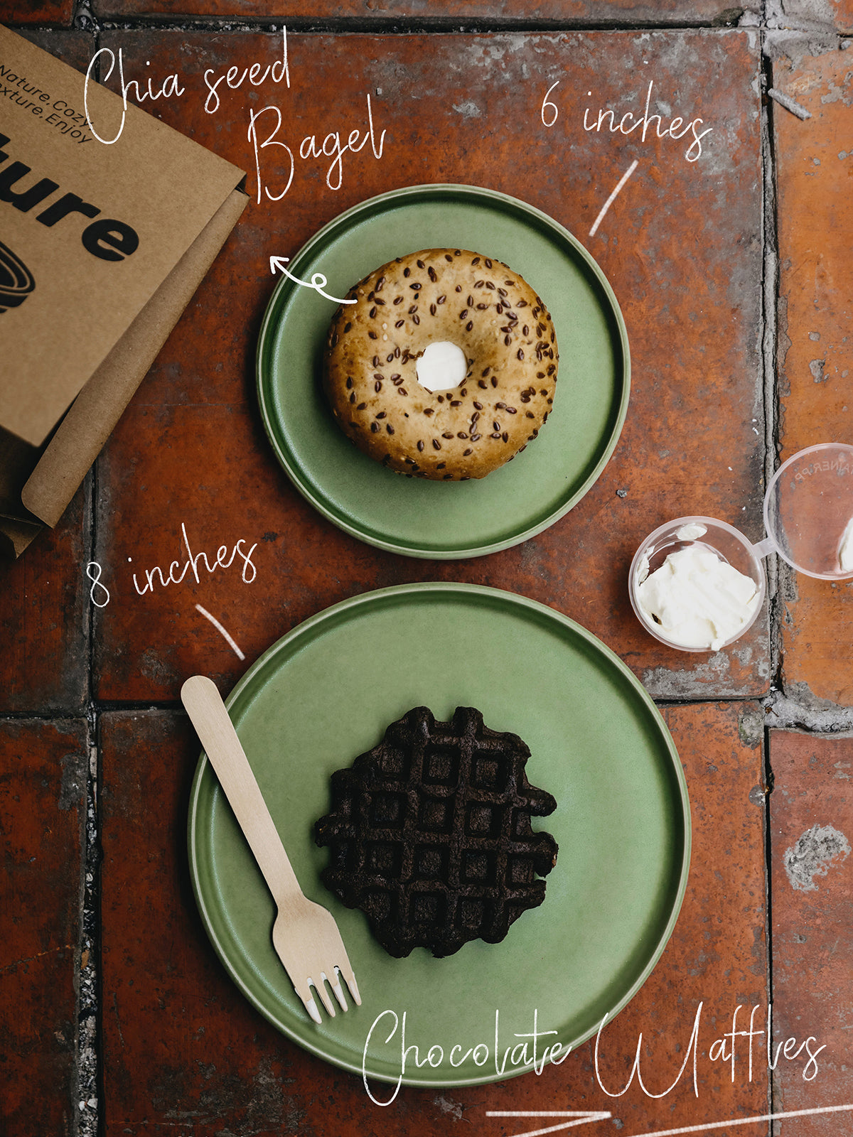 Green matte flat plate