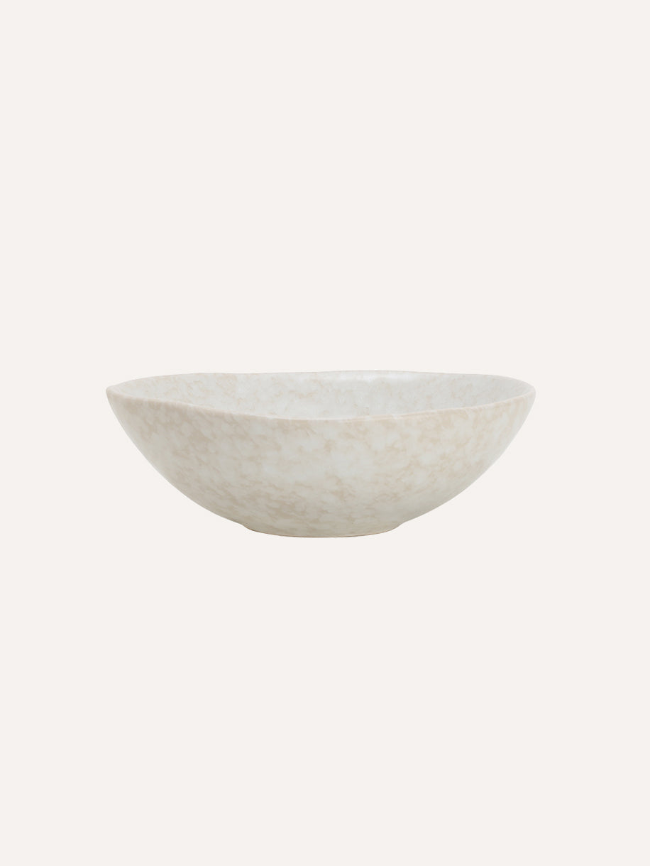 Snowflake Textured Glossy Salad Bowl