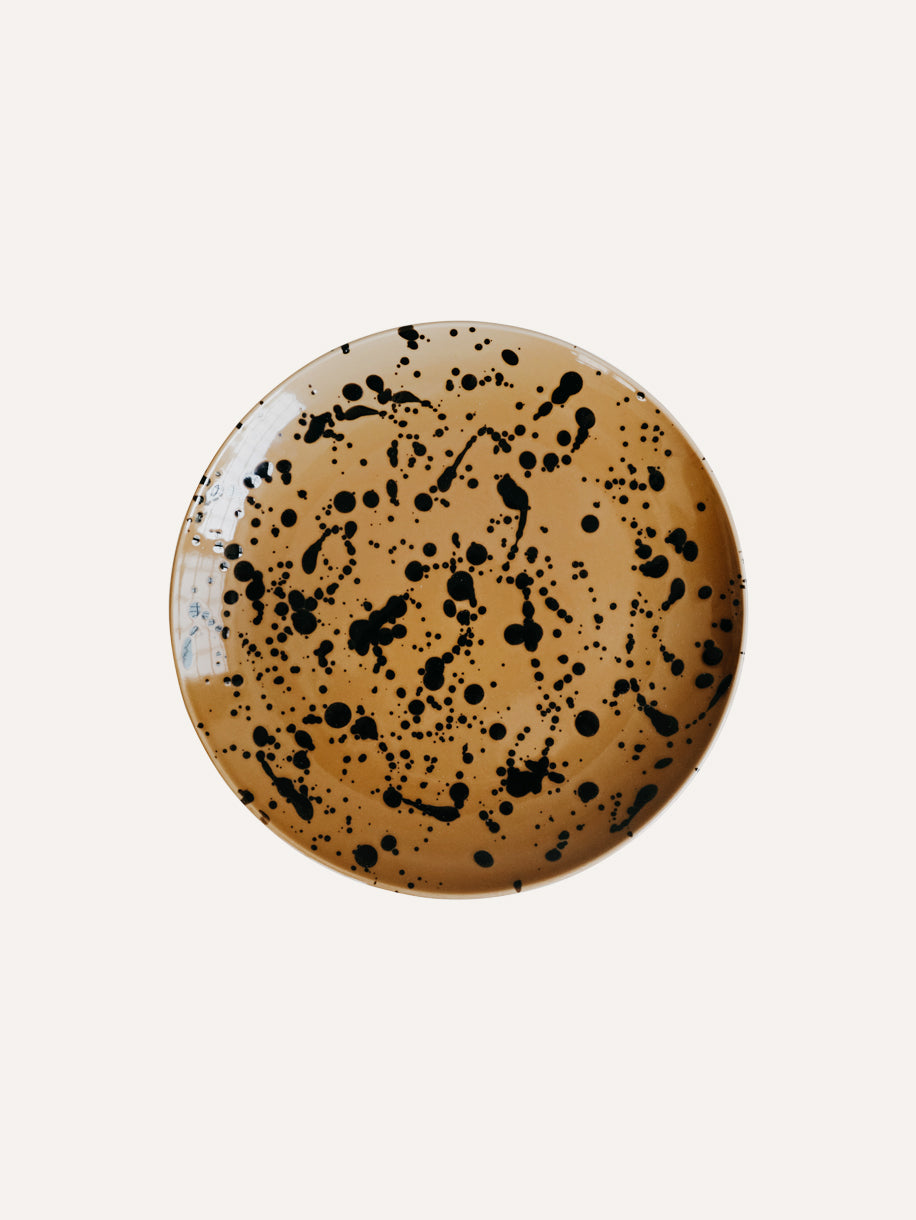 Splashed Ink Salad Plate