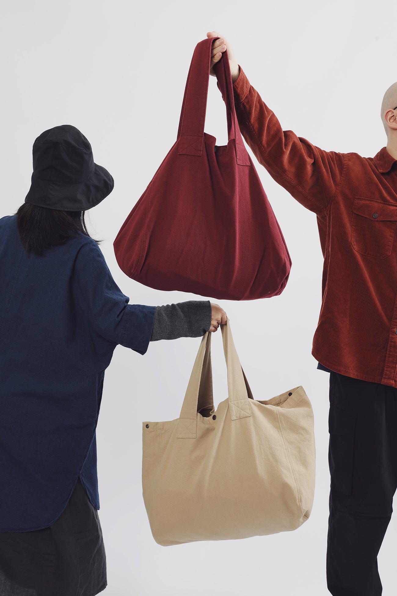 Large capacity canvas tote bag