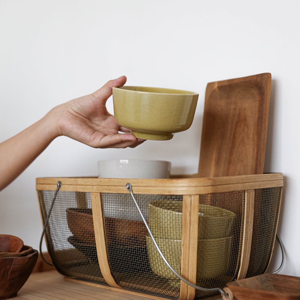 Glossy Ceramic Rice Bowl