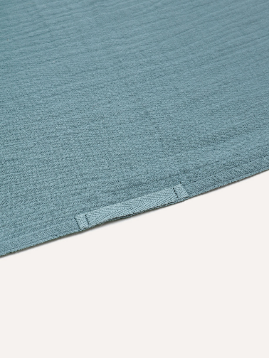 Double-side with dual color four-layer cotton absorbent rag