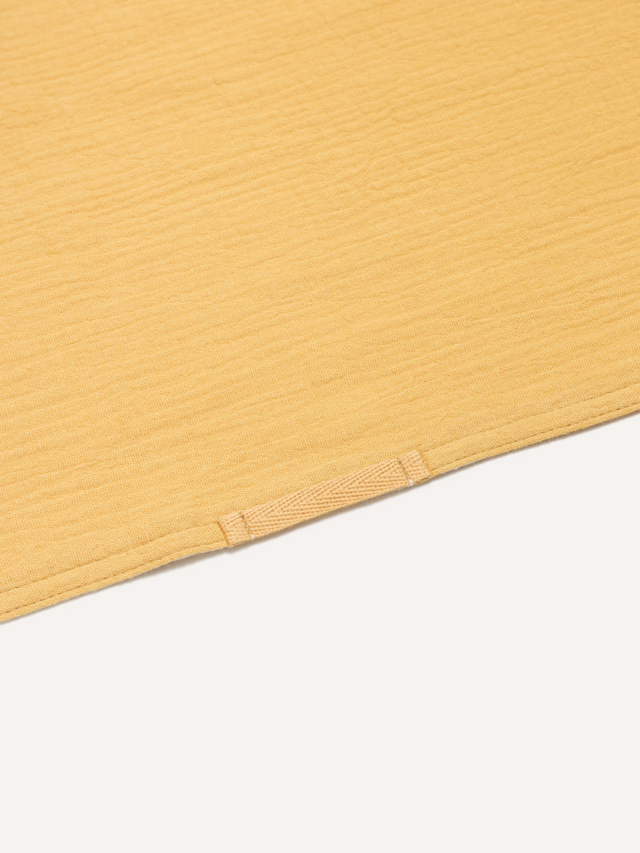 Double-side with dual color four-layer cotton absorbent rag