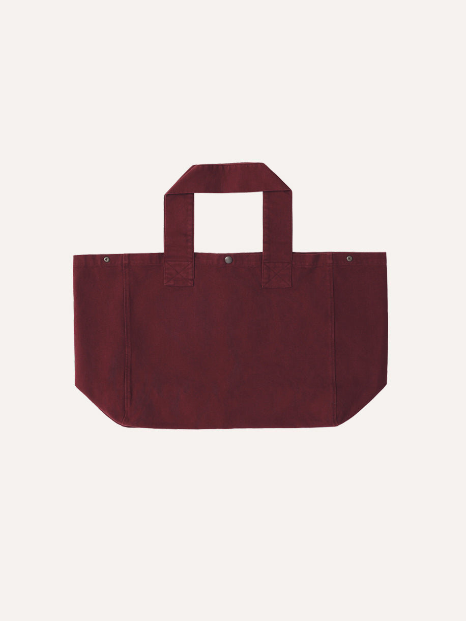 Large capacity canvas tote bag