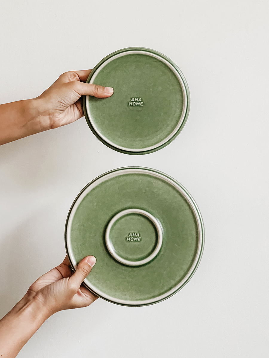 Green matte flat plate