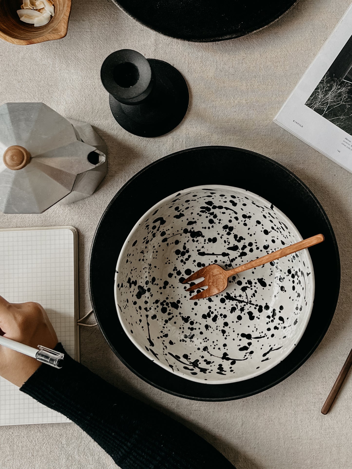 Splashed Ink Cereal Bowl