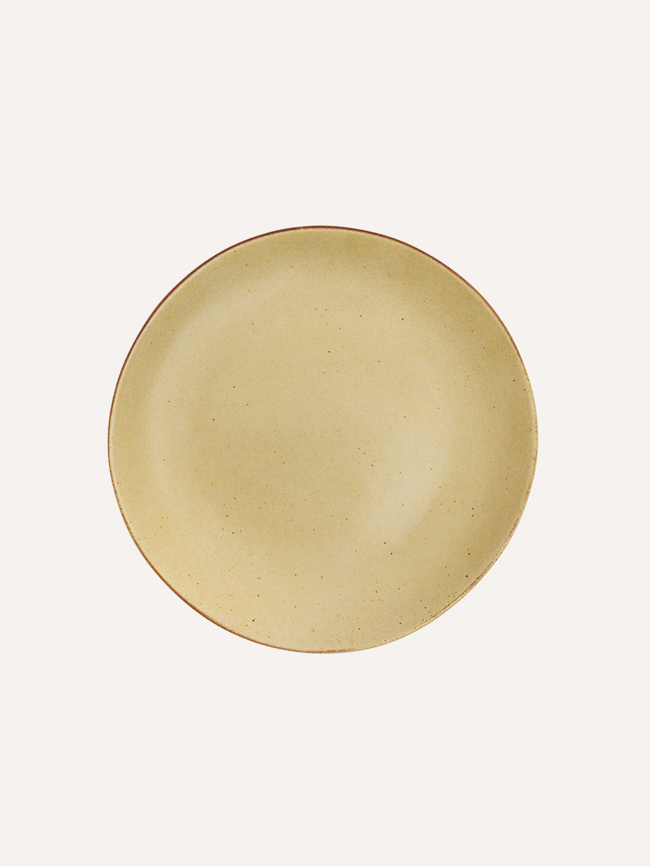 Yellow Irregular Dessert/lunch plate